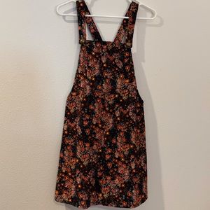 Floral overall dress
